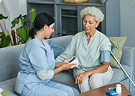 Healthcare consultation between doctor and patient